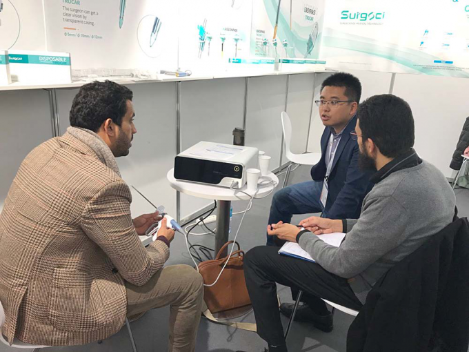 Trocar แบบใช้แล้วทิ้งชนิด Hasson ขนาด 12 มม. พร้อมใบรับรอง CE สำหรับการผ่าตัดผ่านกล้อง Surgsci Medical 8