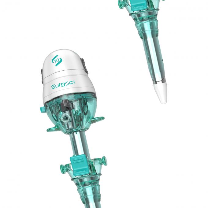 พลาสติก 10 มม. แบบใช้แล้วทิ้ง Hasson Trocar Blunt Tip เครื่องมือผ่าตัดช่องท้อง 1