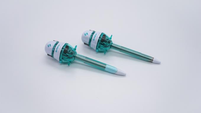 CE / ISO ได้รับการอนุมัติ Trocar แบบใช้แล้วทิ้งพร้อมวัสดุสิ้นเปลืองในการผ่าตัดพลาสติกแบบผ่าทื่อ 2