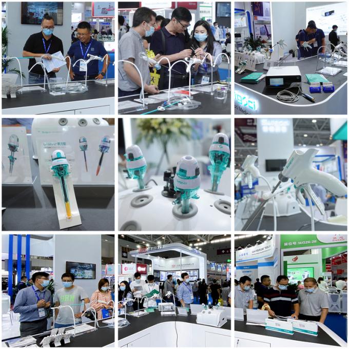 CE / ISO ได้รับการอนุมัติ Trocar แบบใช้แล้วทิ้งพร้อมวัสดุสิ้นเปลืองในการผ่าตัดพลาสติกแบบผ่าทื่อ 9