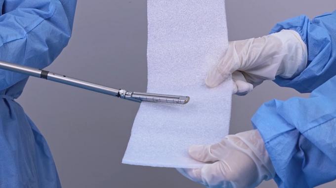 ข่าว บริษัท ล่าสุดเกี่ยวกับ คำแนะนำสำหรับการใช้งาน | เครื่องเย็บกระดาษ Endo Cutter แบบใช้แล้วทิ้ง | ศจ  7