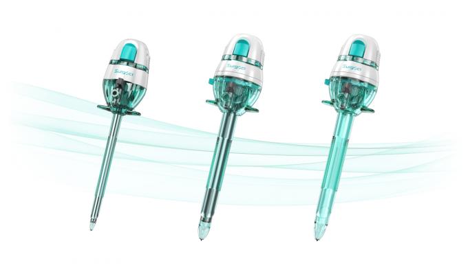 5mm Optical Trocar สำหรับการใช้งานครั้งเดียว, Class II Laparoscopic Trocar และ Cannula 3