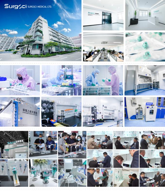 5mm Optical Trocar สำหรับการใช้งานครั้งเดียว, Class II Laparoscopic Trocar และ Cannula 7