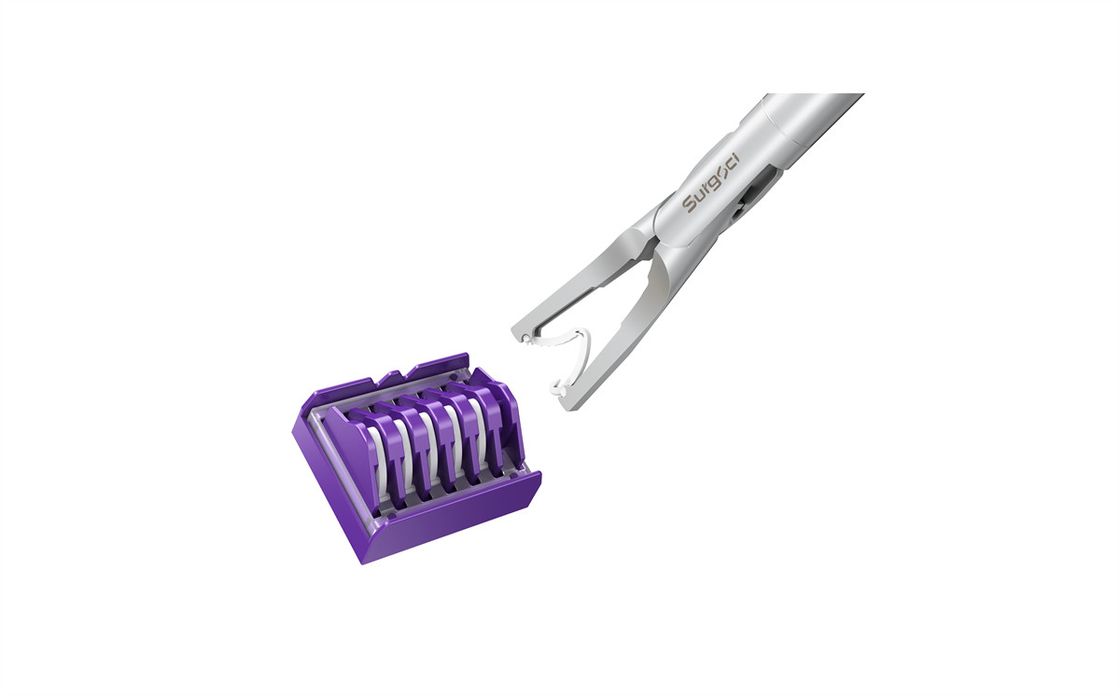 คลิปผ่านกล้อง Class II ที่ผ่านการรับรองจาก CE คลิปหนีบโพลิเมอร์ขนาด ML / L / XL
